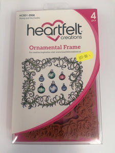 Heartfelt Creations stamp & die set Ornamental frame