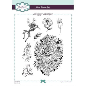 Creative expressions A5 stamp set Wild & free