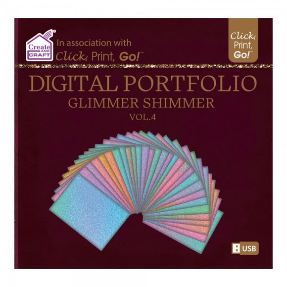 Click print go Digital portfolio USB Glimmer shimmer Volume 4