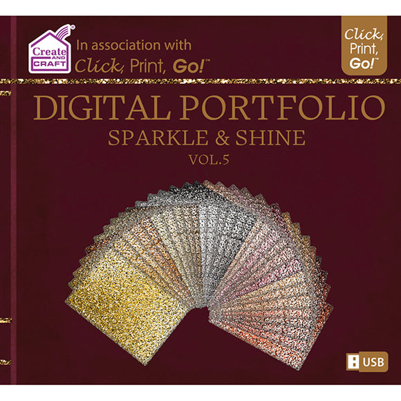 Click print go Digital portfolio USB Sparkle & Shine volume 5