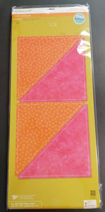 GO! Accuquilt half square 8" finish triangle 55400