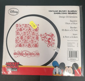 Disney vintage baubles Embossing folder set