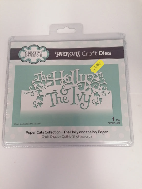 Creative expressions Edger die The Holly & the ivy