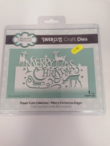 Creative expressions Edger die Merry Christmas