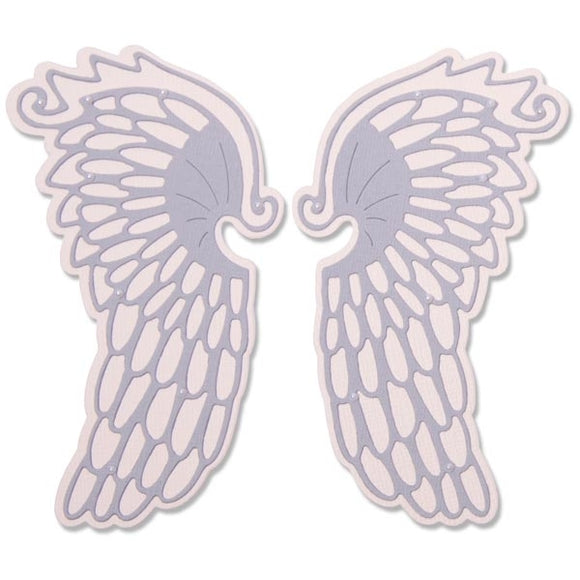 Sizzix thinlits die Angel wings