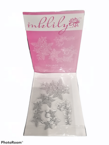 Ink lily stamp set Foilage no 1