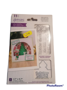 GEMINI STAMP & DIE SET PEEK-A-BOO ELF | SET OF 12