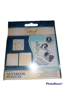 Tattered Lace die NOTEBOOK PENQUIN