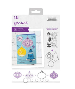 Gemini Beautiful Baubles Stamp & Die