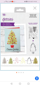 Gemini Christmas Layering Stamp & Die - Decorate The Tree