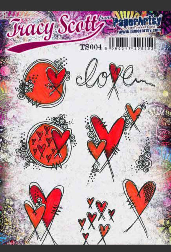 PaperArtsy Tracy Scott Stamp Set TS004