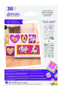 Gemini stamp & die set Love & marriage