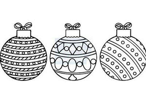 Sweet Dixie – Christmas Stamp – Funky baubles