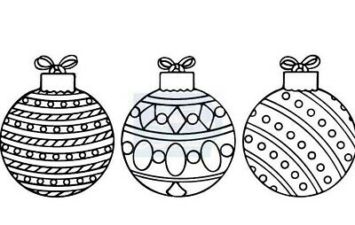 Sweet Dixie – Christmas Stamp – Funky baubles