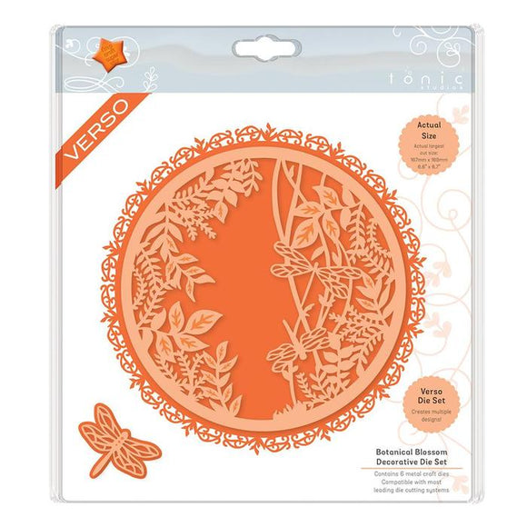 Tonic Studios - Essentials - Botanical Blossom Decorative Die Set - 2639E