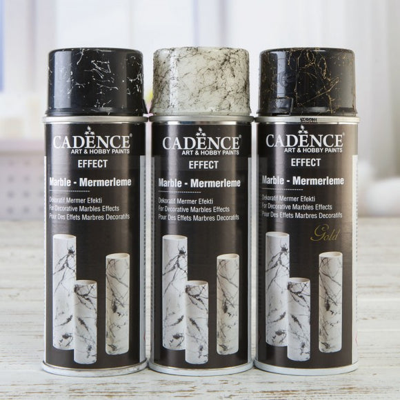 Cadence Marble Sprays - Black, White & Gold (HALF PRICE)