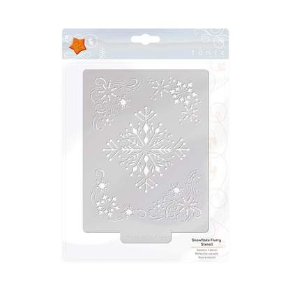 Tonic Studios - Stencil - snowflake flurry