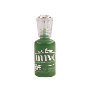 Nuvo -crystal drops - gloss woodland green - 663n