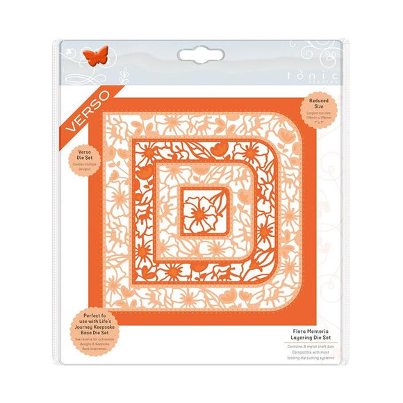 Tonic Studios - Essentials - Flora Memoria Layering Die Set - 2504E