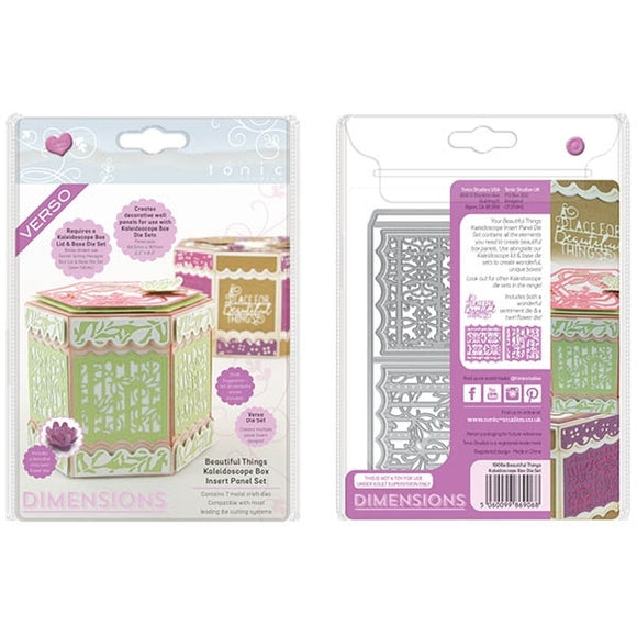 TONIC STUDIOS KALEIDOSCOPE BEAUTIFUL THINGS BOX INSERT DIE SET