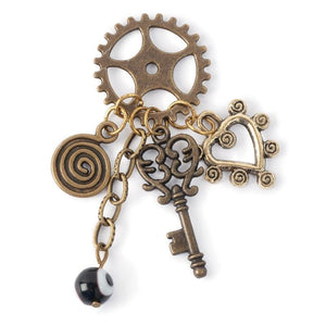 Dangling Charm Pendant - Steampunk