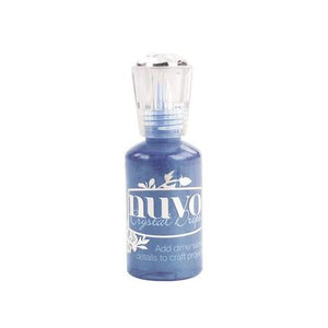 Nuvo - crystal drops - metalic navy blue - 659n