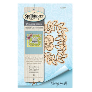 Spellbinders Shapeabilities - Joyous Celebrations Collection Border Flower Etched Dies S3-266