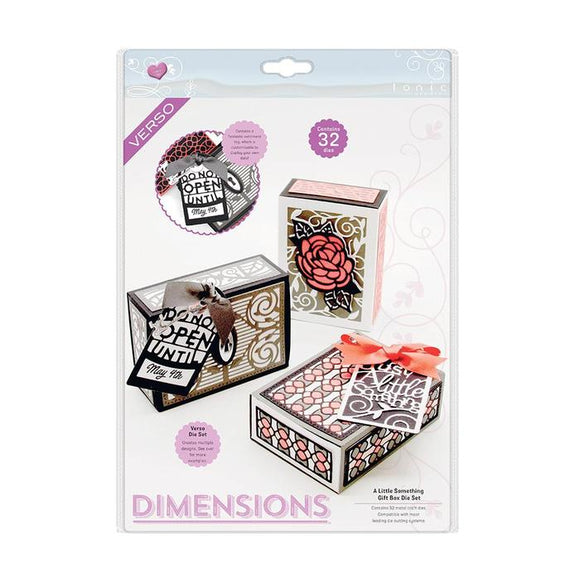 Tonic Studios - Gorgeous Gift Boxes - A Little Something Gift Box Die Set - 2554e
