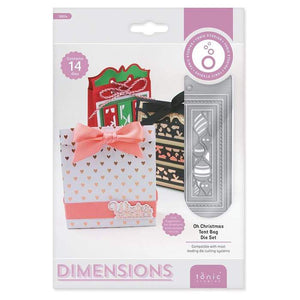 Tonic studio oh christmas tent bag die set