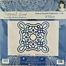 Tattered lace Inverse Flourish Embossing Folder Willow (ETL197)